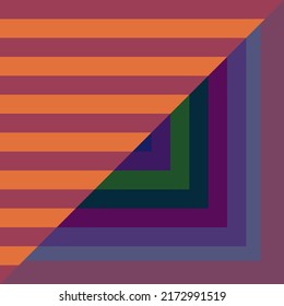 Illustrationsplakat. Flachbild. abstraktes Bild