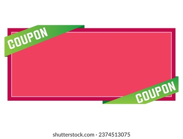 Illustration image of a simple discount coupon