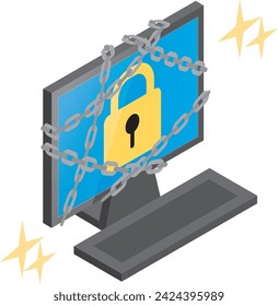 Illustration of an image of successful computer security