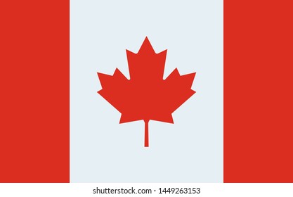 illustration image vector flag canada maple leaf