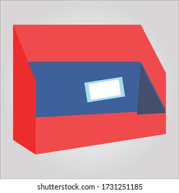 Ilustración de importantes contenedores de libros y papel