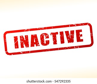 Illustration of inactive text buffered on white background
