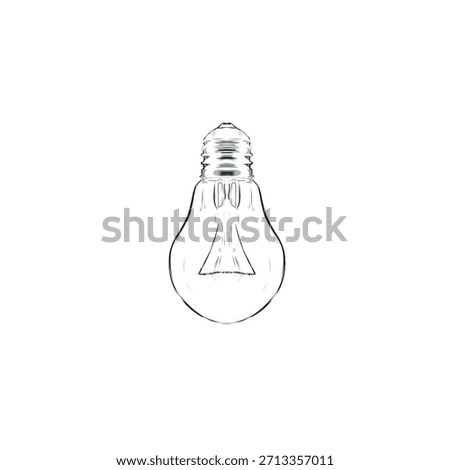 illustration of an incandescent light bulb
