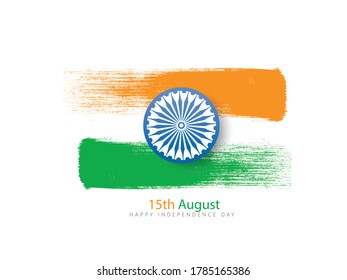 illustration of independence day in India celebration on August 15. vector design elements of the national day. 