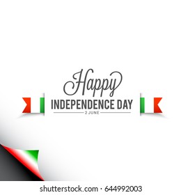 Illustration Of Independence Day Of Italy.