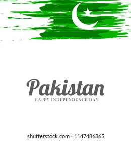 Illustration Of Independence Day Of Pakistan.
