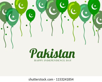 Illustration Of Independence Day Of Pakistan.