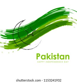 Illustration Of Independence Day Of Pakistan.