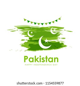 Illustration Of Independence Day Of Pakistan.