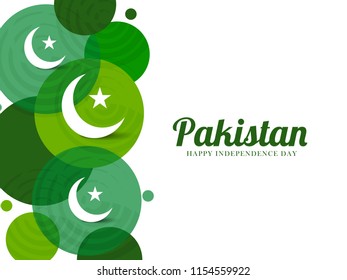 Illustration Of Independence Day Of Pakistan.