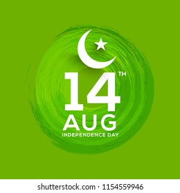 Illustration Of Independence Day Of Pakistan.