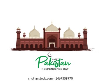 Illustration of Independence Day Of Pakistan.