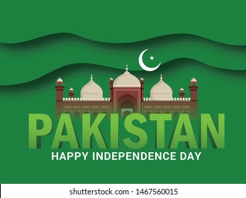 Illustration of Independence Day Of Pakistan.