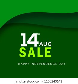 Illustration Of Independence Day Pakistan Sale Background.
