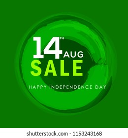 Illustration Of Independence Day Pakistan Sale Background.