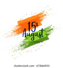 Illustration Of Independence Day Poster Or Banner Background.