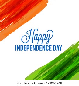 Illustration Of Independence Day Poster Or Banner Background.