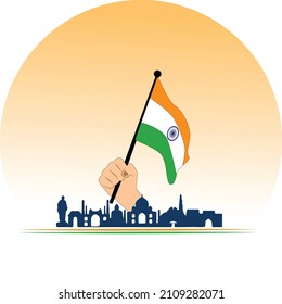 Illustration of India background showing its incredible culture and diversity with monument, dance and festival celebration for 26th January Republic Day of India 