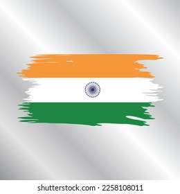 Illustration of India flag Template