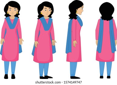 Illustration of Indian Elder sister