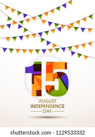 Illustration of Indian Independence day,15 August.