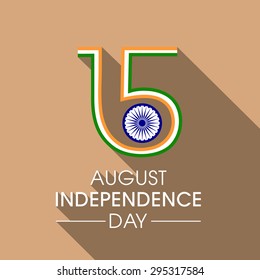 Illustration of Indian Independence day,15 August. - Shutterstock ID 295317584