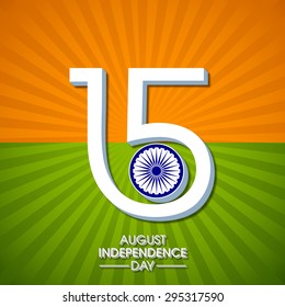 Illustration of Indian Independence day,15 August. - Shutterstock ID 295317590