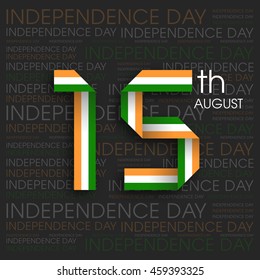 Illustration of Indian Independence day,15 August.