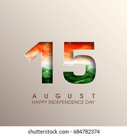 Illustration of Indian Independence day,15 August.