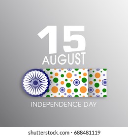 Illustration of Indian Independence day,15 August.