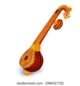 illustration of Indian musical instrument used in Hindustani classical music of India