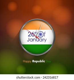 Illustration of Indian republic day,26 January. 
