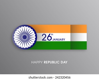 Illustration of Indian republic day,26 January. 