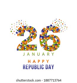 Illustration of Indian republic day,26th January.