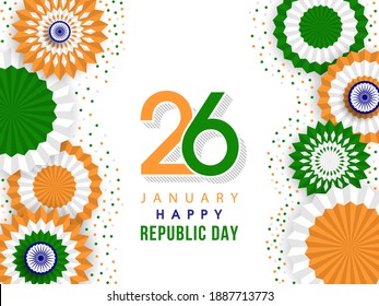 Illustration of Indian republic day,26th January.