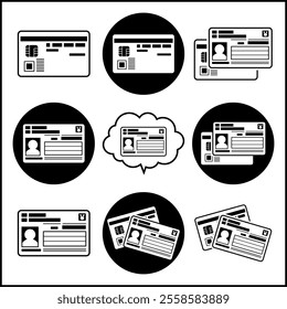 Illustration of Individual Number Card (front and back both sides)
All areas except black are transparent.