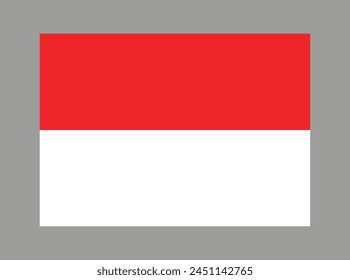 illustration of the Indonesia flag