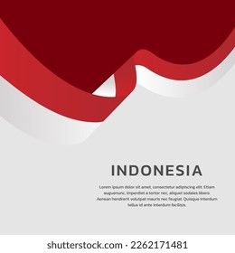 Vorlage für die Flagge Indonesiens