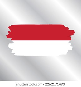 Vorlage für die Flagge Indonesiens