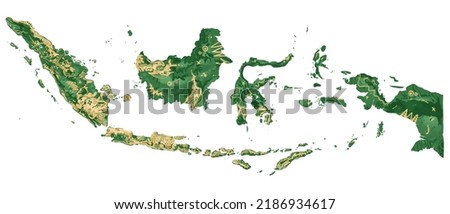 Illustration of indonesian map, map elements, map cartoon, indonesian map, archipelago, peta nusantara. Isolated background. Vector illustrations. (Ilustrasi peta Indonesia)