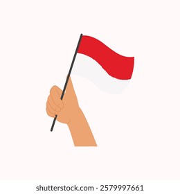 Illustration of Indonesian National Day for design needs, Landing Pages, Animation, Apps, Presentations, Content Creator and other Promotions