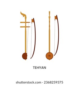 illustration of Indonesian traditional musical instrument 