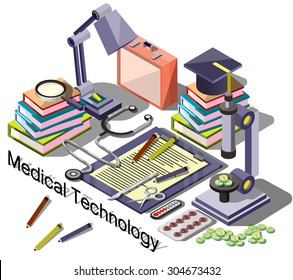 illustration of info graphic medical concept 