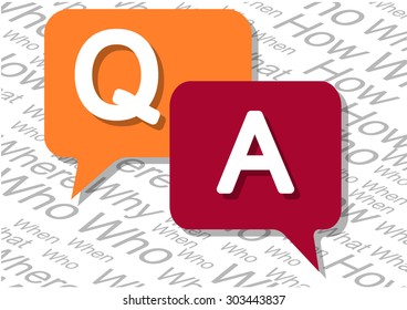 illustration of info graphic question mark concept 