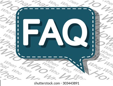 illustration of info graphic question mark concept 