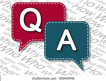 illustration of info graphic question mark concept 