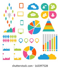 Illustration infographic design elements ideal to display for your information - vector