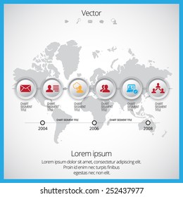 ilustración Infografía. Vector