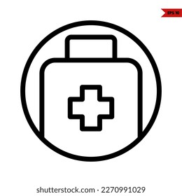 illustration of infusion line icon 