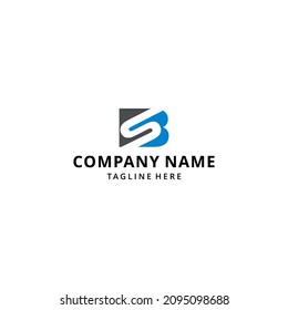illustration Initial Letters bssb abstract  Logo Design vector